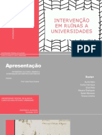 Slide Intervenção em Ruinas A Universidades