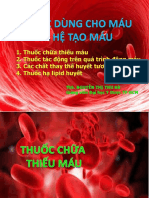 THUỐC DÙNG CHO MÁU & HE MÁU