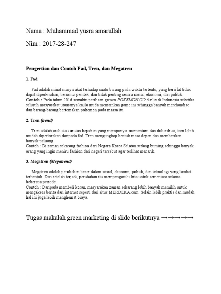 Tugas Pemasaran Strategis Pdf
