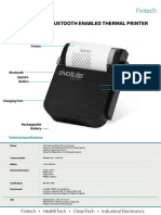 Bluetooth Enabled 2-Inch Portable Thermal Printer