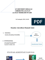 Peran Dietisien dalam Pelayanan Berbasis SNARS