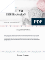 Evaluasi Keperawatan