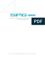SPG Live Handheld Gimbal For Smartphone Manual