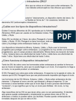 Qué Es Un Dispositivo Intrauterino