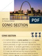 Conic Section: MATH-002 Dr. Farhana Shaheen