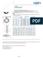 PROGEF Standard Lugstyle butterfly valve data sheet