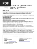 A.I.T.S.L School Teacher Application