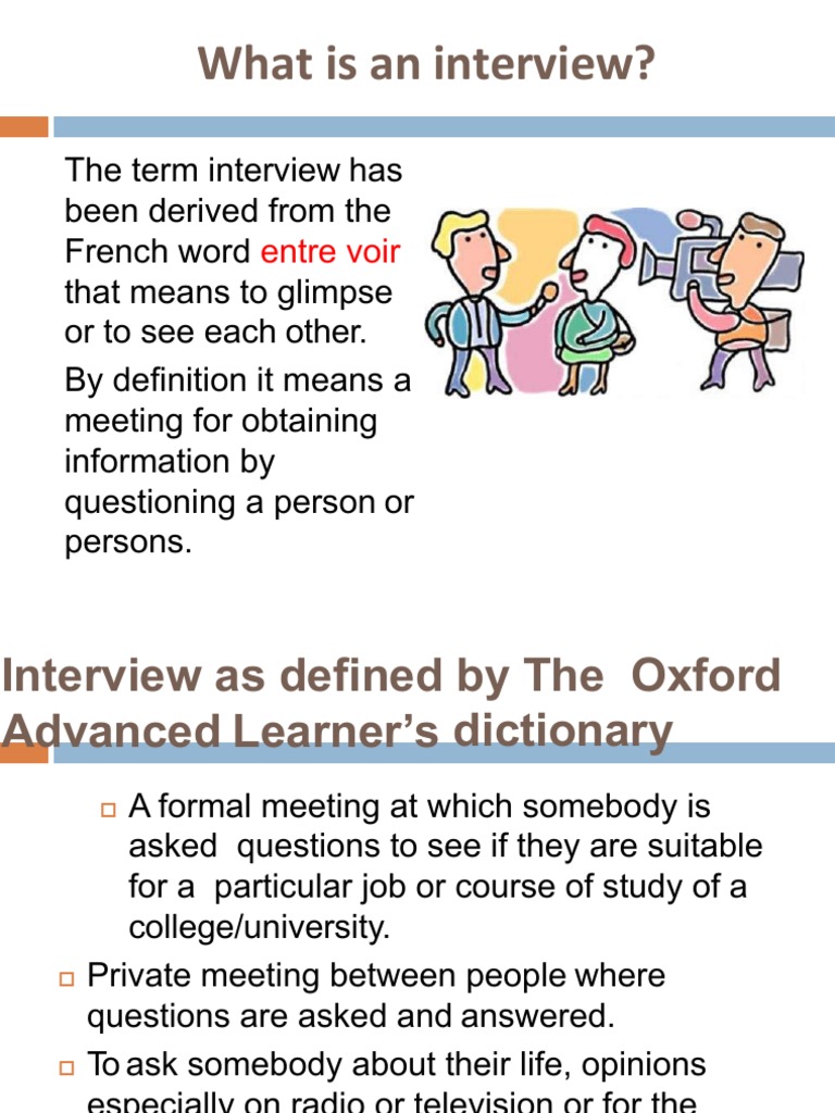 Understanding Interview Types and Purposes | PDF | Interview | Job ...