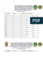 Daftar Hadir Ekskul