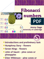Fibonacci Numbers in Nature and Art