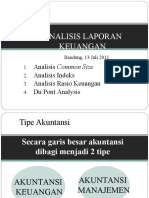 Analisis Laporan Keuangan Arie - 14 Juli 2011