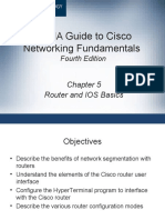 CCNA Guide To Cisco Networking Fundamentals: Router and IOS Basics