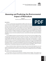 Assessing and Predicting The Environmental Impact of Mariculture