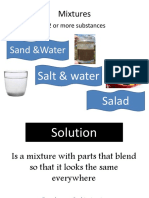 Mixtures: Solutes and Solvents