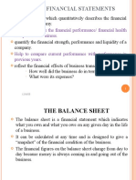 2.1 Financial Statements: Help To Determine The Financial Performance/ Financial Health of A Particular Business