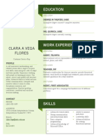 Clara A Vega Flores: Education