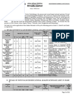 A. Details of Posts/Vacancies/Educational Qualifications/Age Limit in Grade C