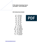 TEL2001 Fiber Optics Technician Course