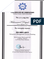 Sertifikat ISO 9001 2015 PDF