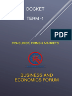 Docket Term - 1: Business and Economics Forum