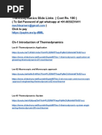 Thermodynamics Slide Links 