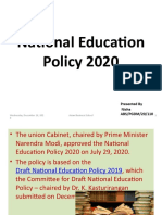 National Education Policy 2020 Overview