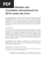 India's Arbitration and Conciliation (Amendment) Act 2019 Comes Into Force