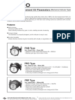 Positive Displacement Oil Flowmeters: FGB Type