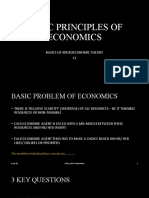 Basic Principles of Economics: Basics of Microeconomic Theory L1