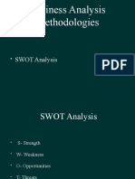 Business Analysis - SWOT