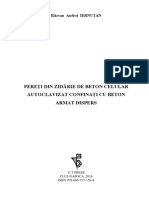 Pereti Din Zidarie de Beton Celular Autoclavizat PDF