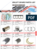 Folangsi Forklift Spare Parts List