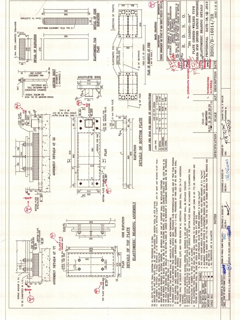 RDSO B 16014 3R DWG | PDF