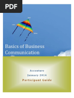 Basics of Business Communication: Participant Guide