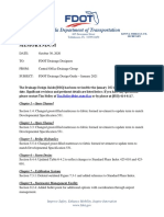 Florida Department of Transportation: Memorandum