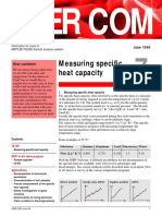 User Com: Measuring Specific Heat Capacity