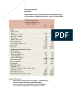 BASICFIN: Basic Finance and Financial Management Comprehensive Exercise: Financial Ratios