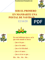 Navidad - QUERIA SER EL PRIMERO EN MANDARTE UNA POSTAL DE NAVIDAD