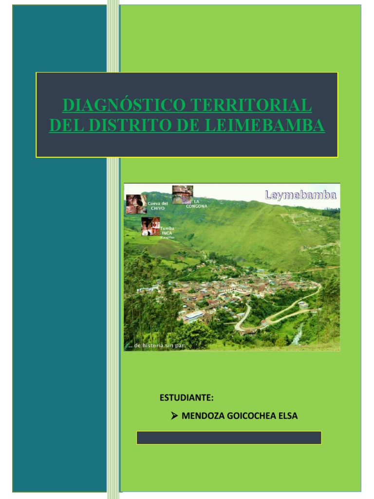 Distrito de Leimebamba PDF Población mundial Agricultura