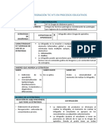 Plantilla de Integración Tic N°5 en Procesos Educativos