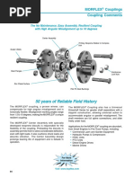 50 Years of Reliable Field History: Morflex Couplings Coupling Comments