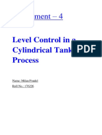 Experiment - 4: Level Control in A Cylindrical Tank Process