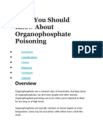 Organophosphate Poisoning