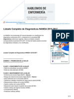 Listado Completo de Diagnósticos Nanda 2015-2017