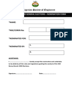 Nse Bonny Branch 2020 Nomination Form PDF