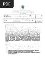 Advanced Financial Statement Analysis