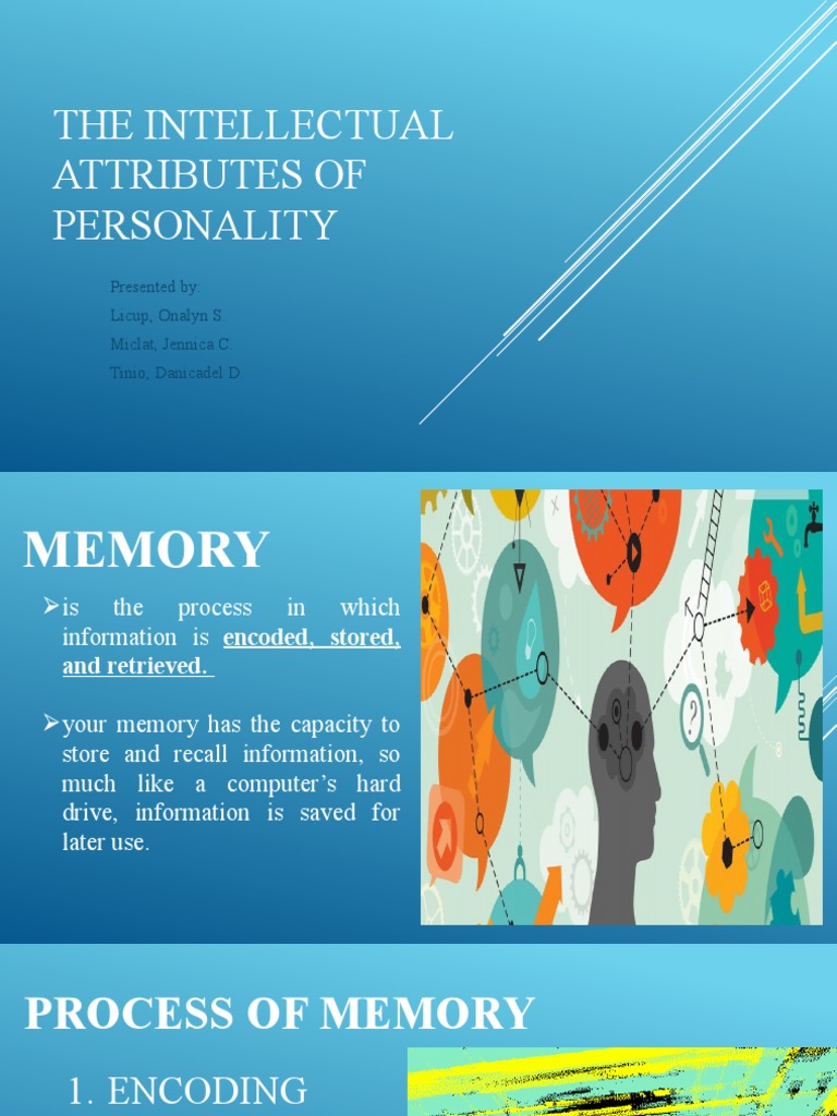 Intellectual Attributes of Personality | PDF | Recall (Memory) | Memory