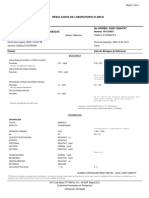 Resultados de Laboratorio Clinico Sede: Kennedy No ORDEN: 2020112604757 No INGRESO: 4282787