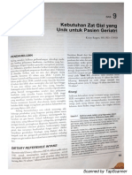 Kebutuhan Zat Gizi Yang Unik Untuk Pasien Geriatri PDF