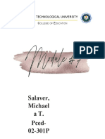 Salaver, Michael At. Pced-02-301P: Rizal Technological University C E